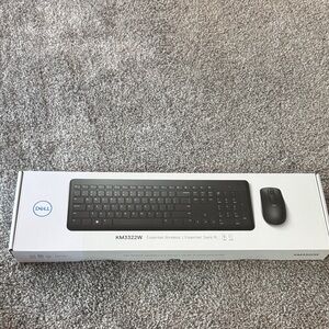 Dell KM3322W Wireless Keyboard & Mouse Combo - Black
